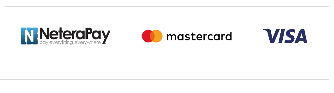 Platební metody: PayU, NeteraPay a Mastercard.